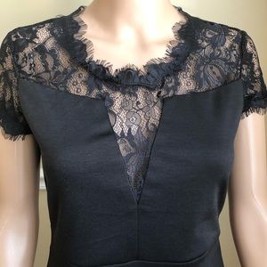 New! Maurices Dress with lace neckline!